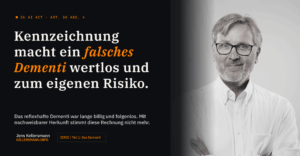 Das Bild zeigt den Autoren, Jens Kellersmann, und den Titel von Teil 1 der Serie über Deepfakes und den EU AI-Act.